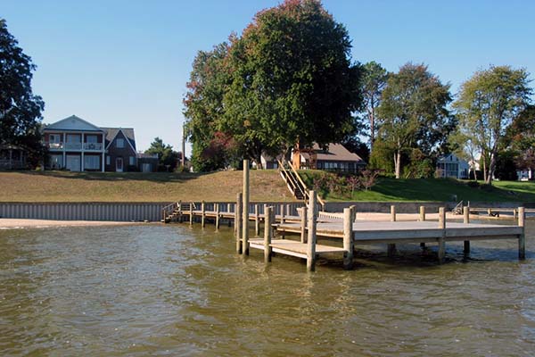 Preserved Wood for Marine Construction: dock